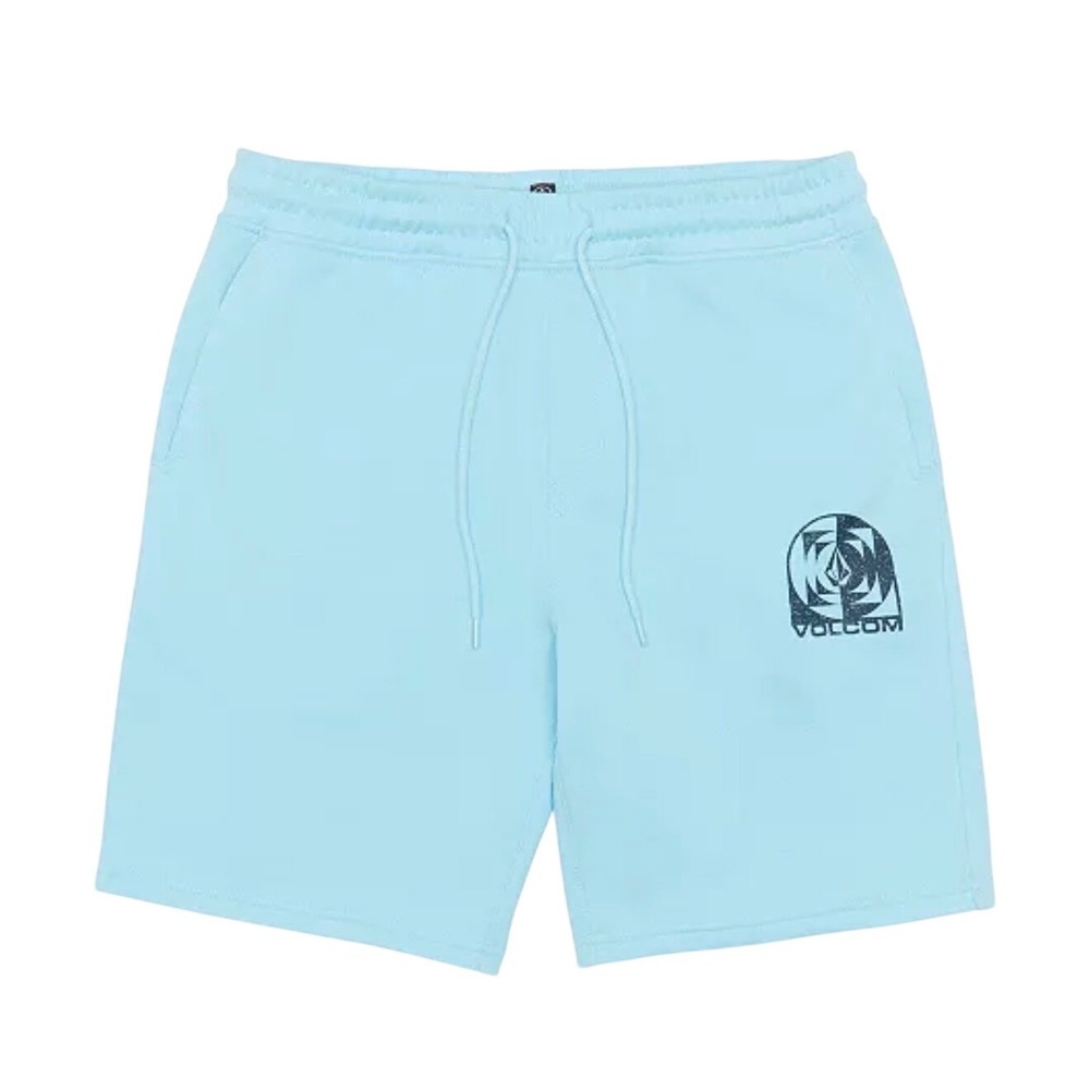 NWT Volcom Fleece Sweat Shorts Men‎ Medium Blue Drawstring Lounge